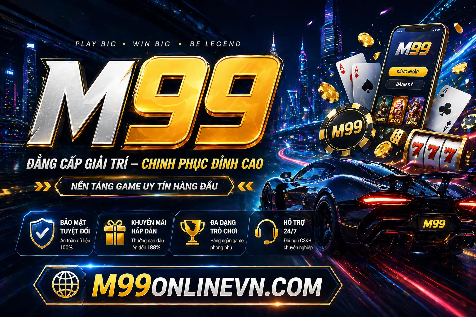 Sân vận động bóng đá lớn với các cầu thủ và logo king288 nhà cái